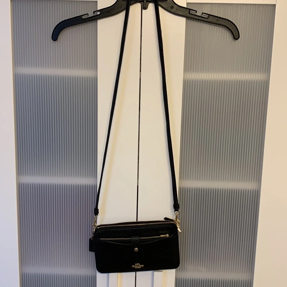 Black Coach crossbody